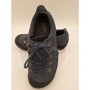 Keen Blue Leather Shoes Women’s Size 7.5 Low Top Lace Up‎